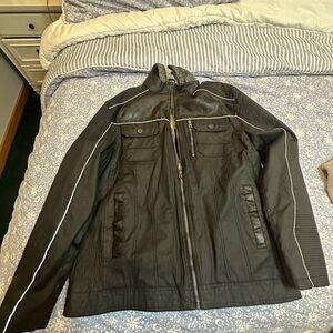 Men's BKE Black Jacket with Removal Liner